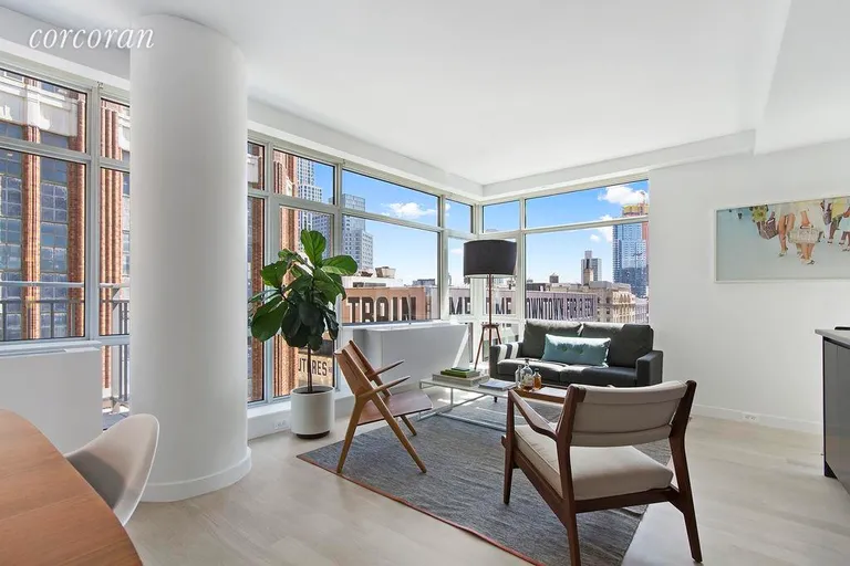 New York City Real Estate | View 189 Schermerhorn Street, 8K | Open Living Room | View 6