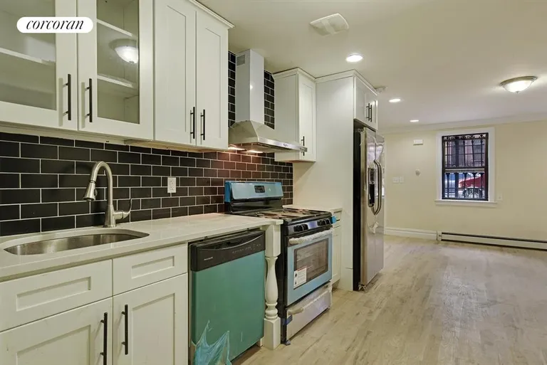 New York City Real Estate | View 460 Van Buren Street | Kitchen - Rental Unit | View 6