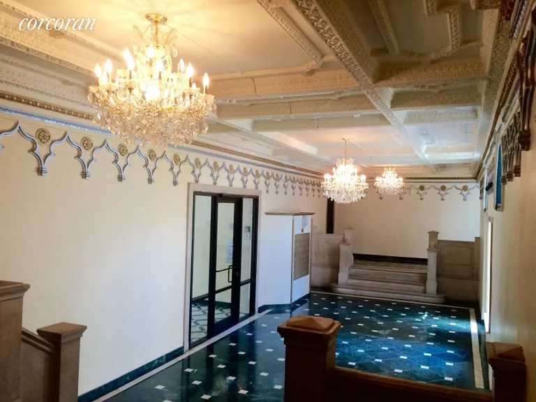 New York City Real Estate | View 640 Ditmas Avenue, 29 | Ornate Restored Lobby | View 6