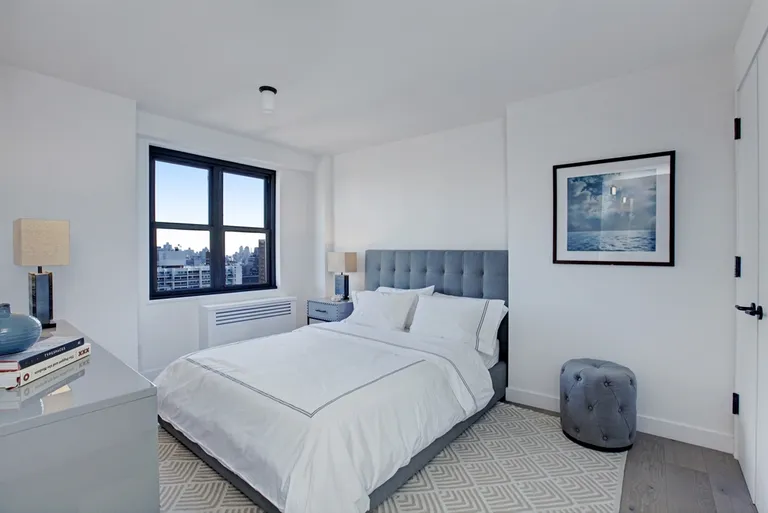 New York City Real Estate | View 175 West 95th Street, 28HJ | Master Bedroom with open views | View 4