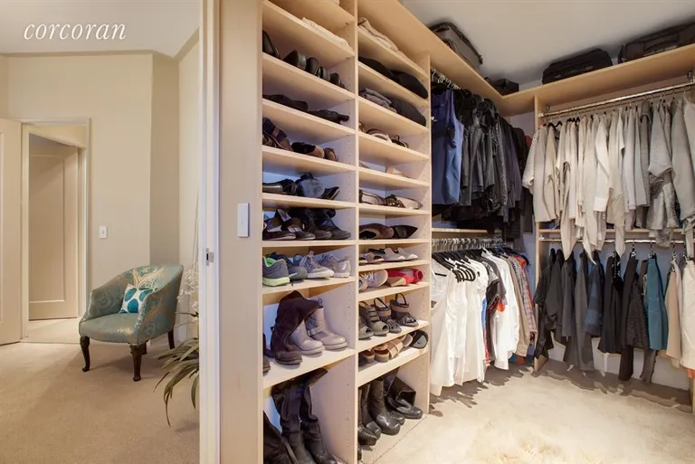 New York City Real Estate | View 470 West End Avenue, 1E | Master Bedroom Closet | View 6