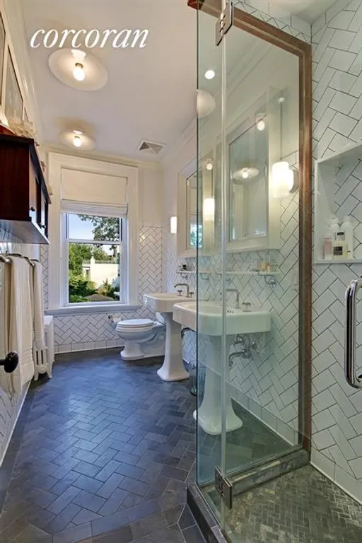 New York City Real Estate | View 371 Clinton Street | Master bathroom | View 4