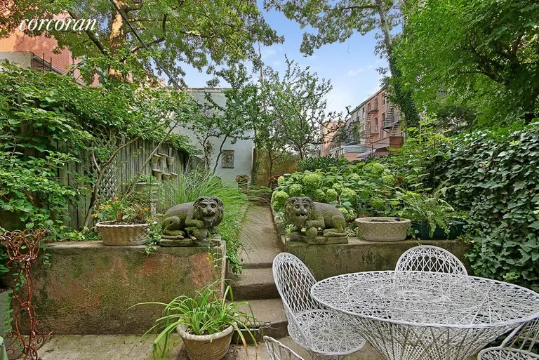 New York City Real Estate | View 371 Clinton Street | Patio and garden | View 10