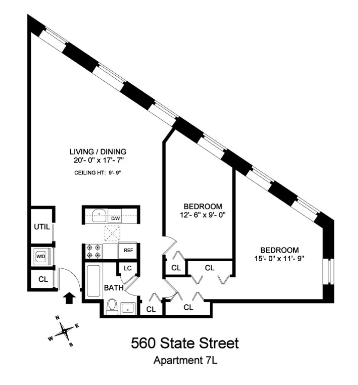 560 State Street, 7L | floorplan | View 6