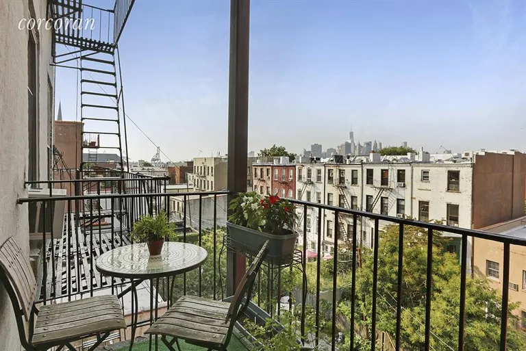 New York City Real Estate | View 31 1st Place, 4 | Terrace Off Kitchen | View 7
