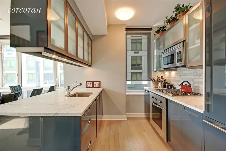 New York City Real Estate | View 80 Riverside Boulevard, 3S | Kitchen | View 2