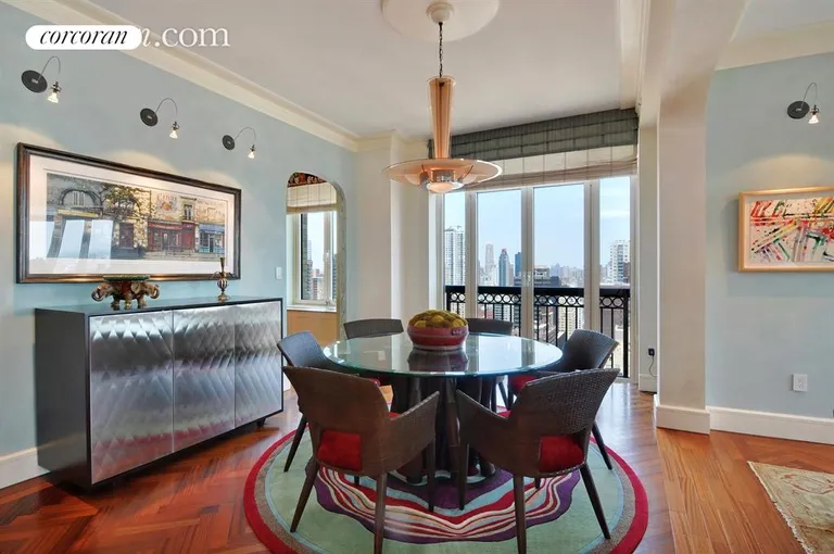 New York City Real Estate | View 400 East 51st Street, 28A | Open Dining Room | View 4