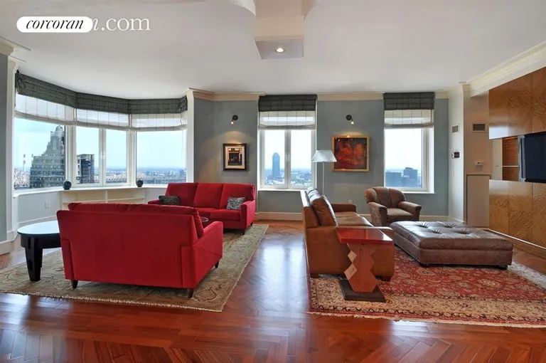New York City Real Estate | View 400 East 51st Street, 28A | Double Living Room | View 5