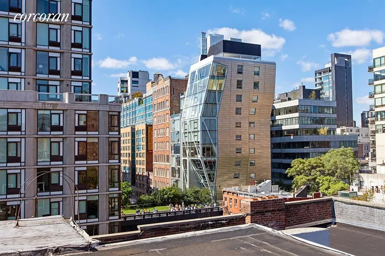 New York City Real Estate | View 468 West 23rd Street, 5R | View of the Highline from the upper deck! | View 11