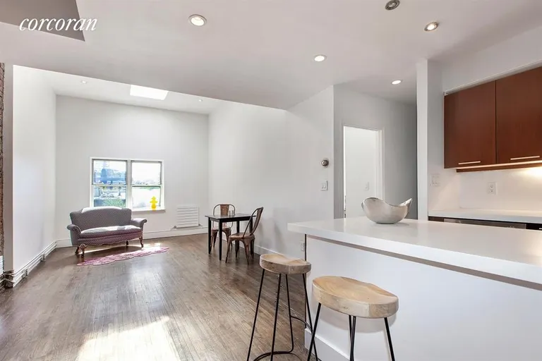 New York City Real Estate | View 468 West 23rd Street, 5R | Kitchen / Living Room | View 12