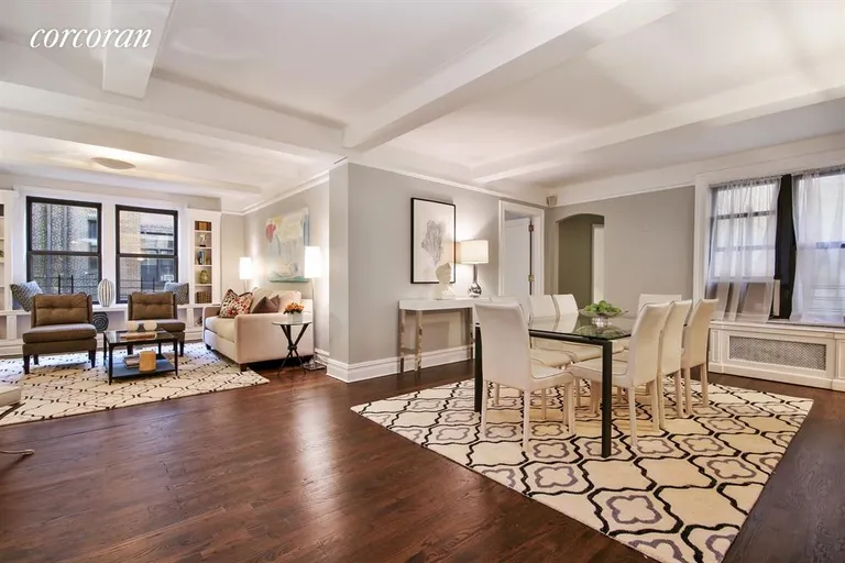 New York City Real Estate | View 107 West 86th Street, 2GH | Living Room / Dining Room | View 2