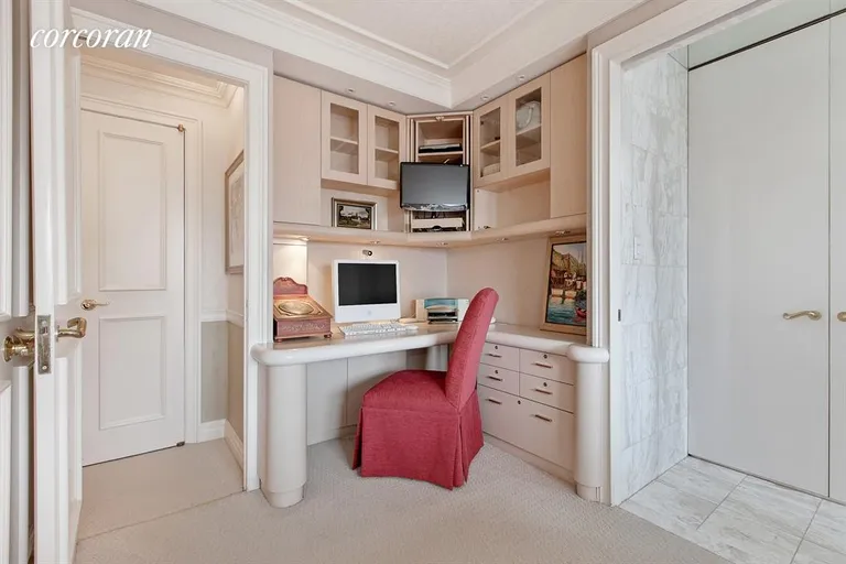 New York City Real Estate | View 400 East 56th Street, 20M | Bedroom
Built-In Desk Unit | View 5
