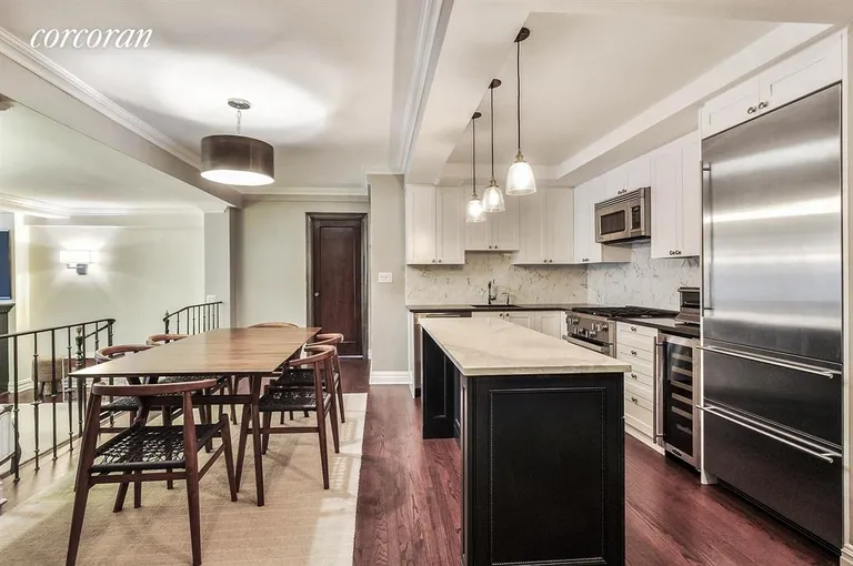 New York City Real Estate | View 235 East 73rd Street, 5AG | Open kitchen and dining 
 | View 7