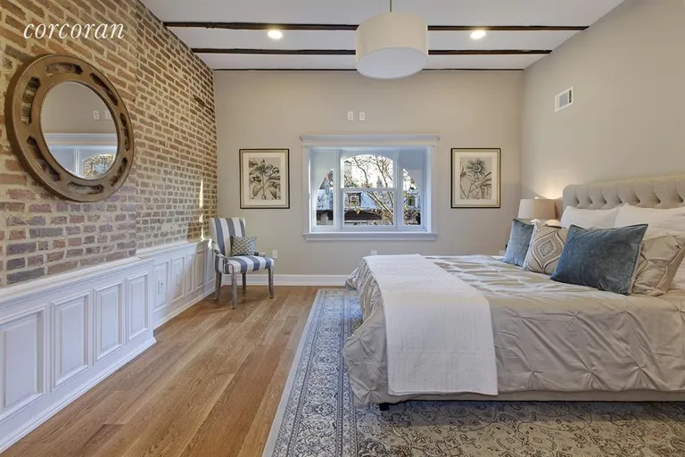 New York City Real Estate | View 245 Greene Avenue | Great light and detail in the master bedroom | View 6