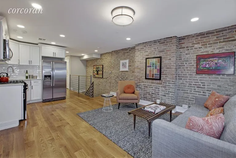 New York City Real Estate | View 245 Greene Avenue | Lower Apartment Living Room / Dining Room | View 15