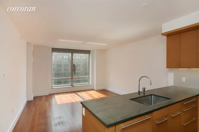 New York City Real Estate | View 30 West Street, 11C | Kitchen / Living Room | View 4