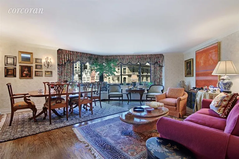 New York City Real Estate | View 40 East 94th Street, 4C | Living Room / Dining Room | View 7