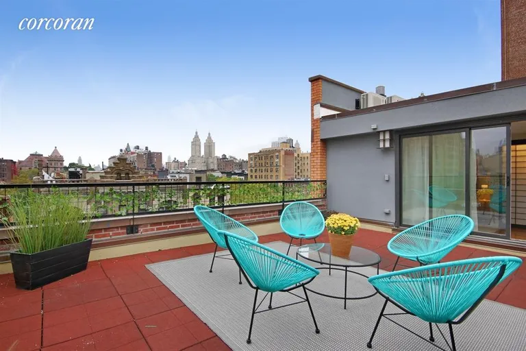 New York City Real Estate | View 200 West 78th Street, 5D | Private Roof Deck with Sweeping
N/E/S Views | View 2