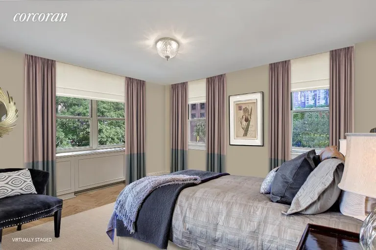 New York City Real Estate | View 710 Park Avenue, 3C | Corner Master Bedroom, large & square | View 3