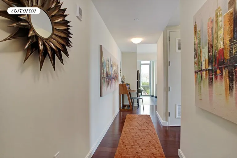 New York City Real Estate | View 81 Fleet Place, 12Q | Beautiful entry way for art | View 3