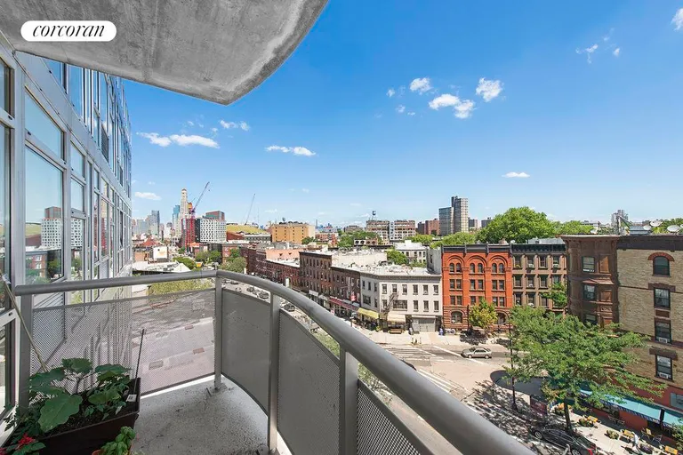 New York City Real Estate | View 145 Park Place, 7D | View from Balcony | View 3