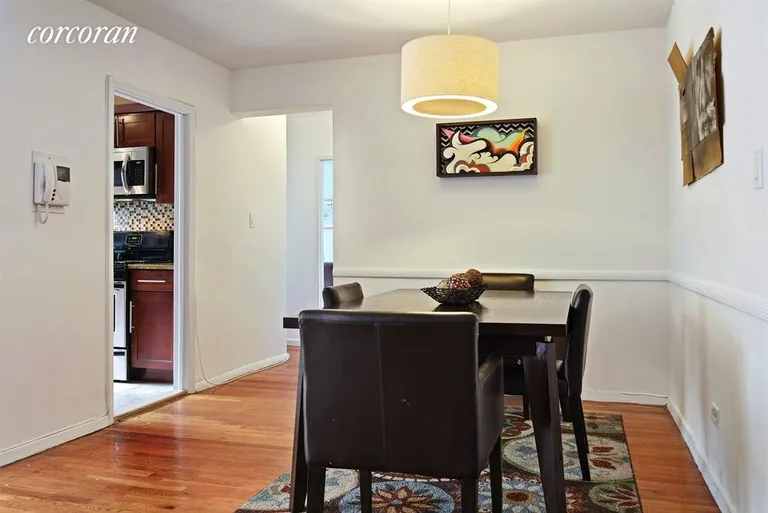 New York City Real Estate | View 310 Beverley Road, 2NP | Open dining area off the kitchen  | View 3