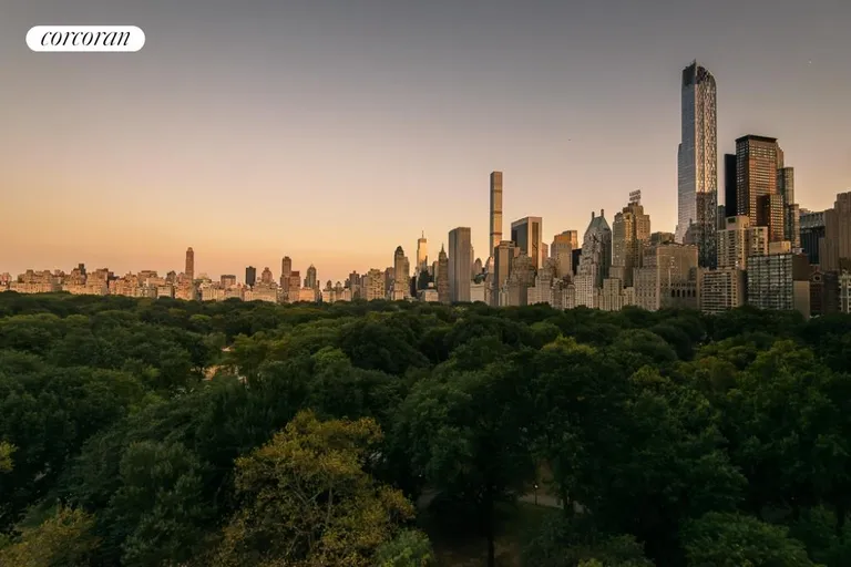 New York City Real Estate | View 25 Central Park West, 12Q | Central Park at Sunset | View 7