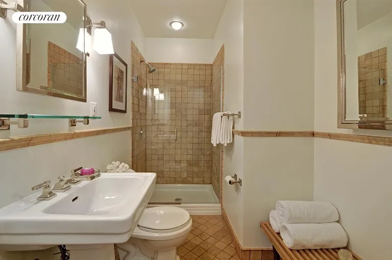 New York City Real Estate | View 71 Park Avenue, 2B | Terracotta 2nd Bathroom | View 6