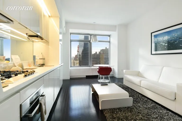 New York City Real Estate | View 123 Washington Street, 30D | 1 Bed, 1 Bath | View 1
