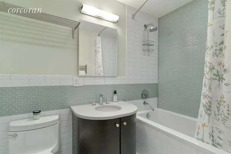New York City Real Estate | View 35 McDonald Avenue, 1D | Pretty bathroom | View 6