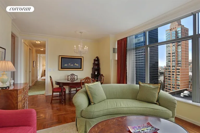 New York City Real Estate | View 250 East 54th Street, 32B | Living Room / Dining Room | View 2
