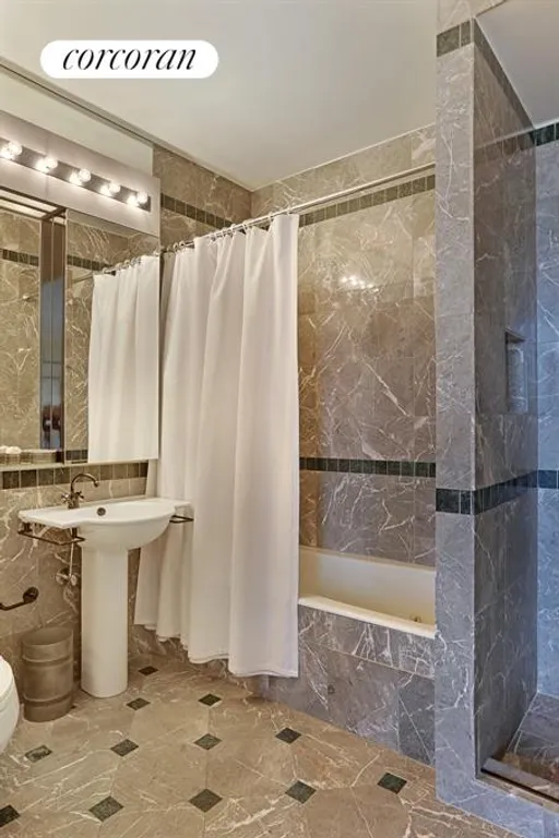 New York City Real Estate | View 250 East 54th Street, 32B | Master Bathroom | View 5