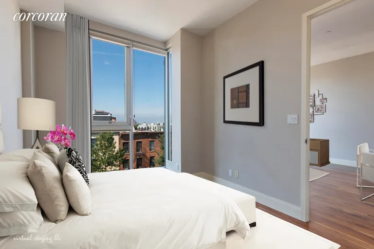 New York City Real Estate | View 655 Washington Avenue, 5B | The View Even From Your Pillow! Virtually Staged | View 5