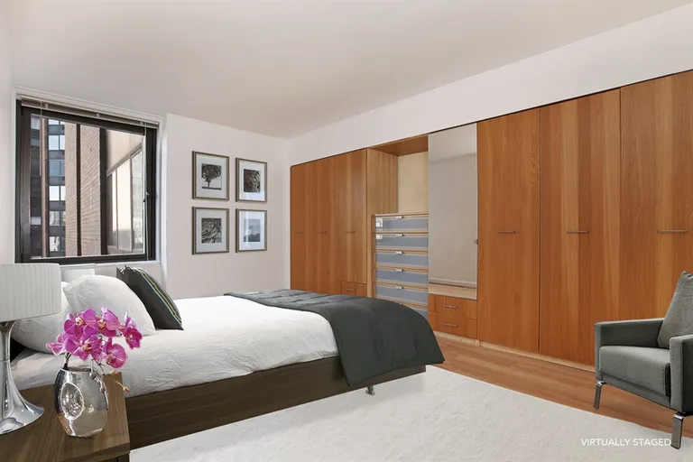 New York City Real Estate | View 1619 Third Avenue, 6F | Master bedroom is huge with en-suite bath | View 5