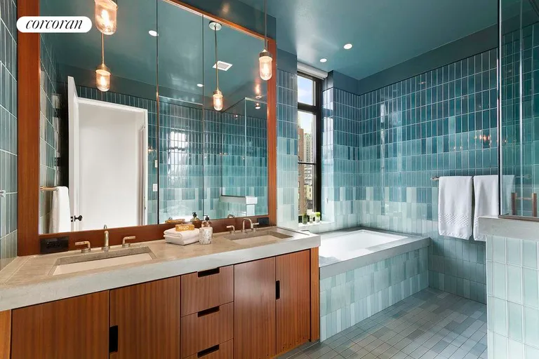 New York City Real Estate | View 143 Reade Street, 10B | Spa-like master bath with deep soaking tub | View 5