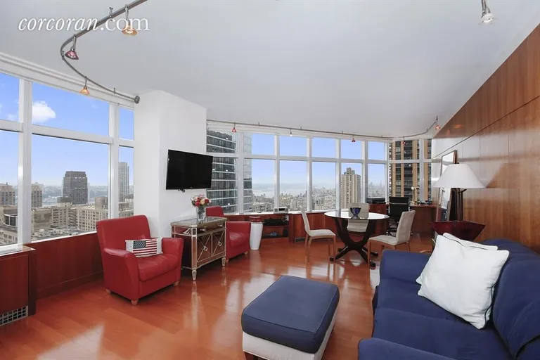 New York City Real Estate | View 160 West 66th Street, 36B | 1 Bed, 2 Baths | View 1