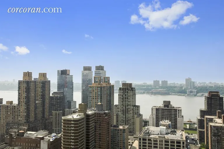 New York City Real Estate | View 160 West 66th Street, 36B | Hudson River view. Imagine the sunsets. | View 2