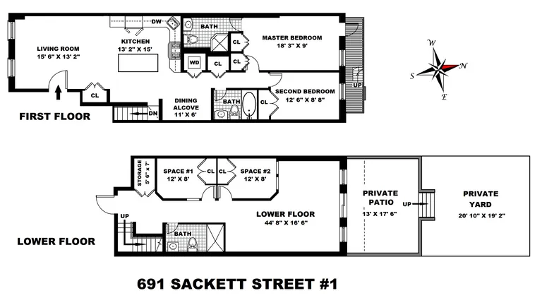 691 Sackett Street, 1 | floorplan | View 12