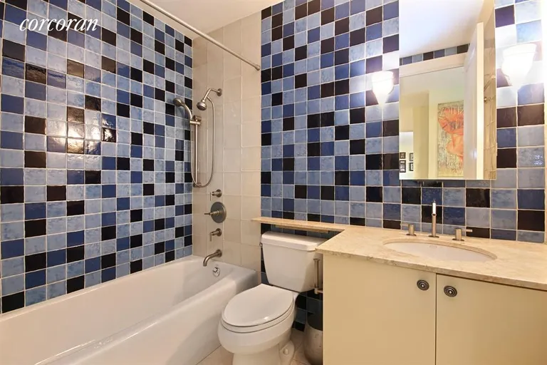 New York City Real Estate | View 1725 York Avenue, 11E | Beautifully Tiled 2nd Bathroom | View 7