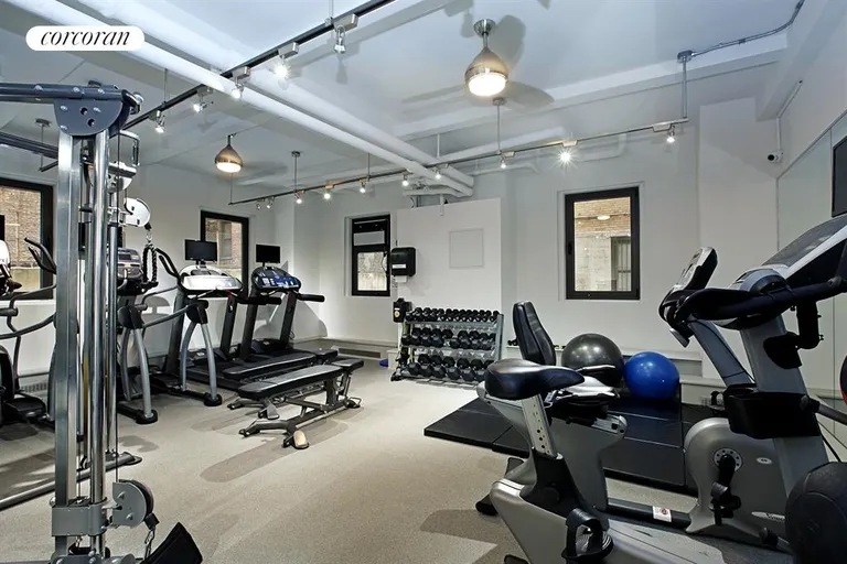 New York City Real Estate | View 535 West 110th Street, 2B | New well-equipped gym | View 4