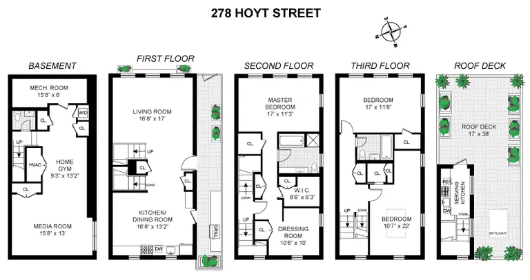 278 Hoyt Street | floorplan | View 14