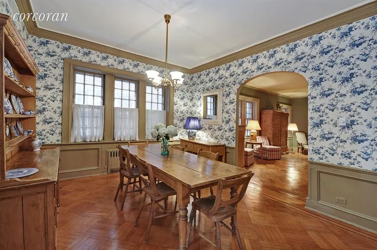 New York City Real Estate | View 64 Prospect Park West | Dining room adjoining the kitchen | View 3