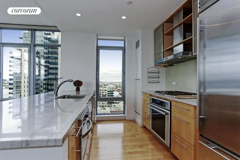 New York City Real Estate | View 1 NORTHSIDE PIERS, 20B | Kitchen | View 2