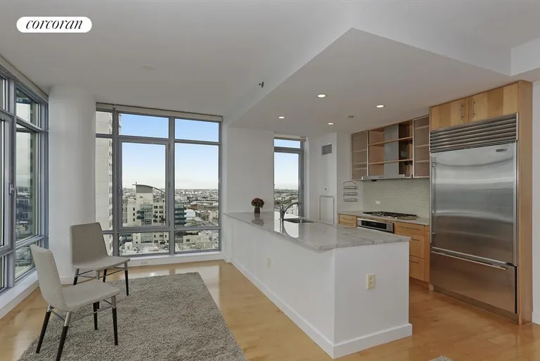 New York City Real Estate | View 1 NORTHSIDE PIERS, 20B | Dining Room | View 3