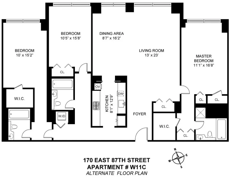 170 East 87th Street, W11C | floorplan | View 10