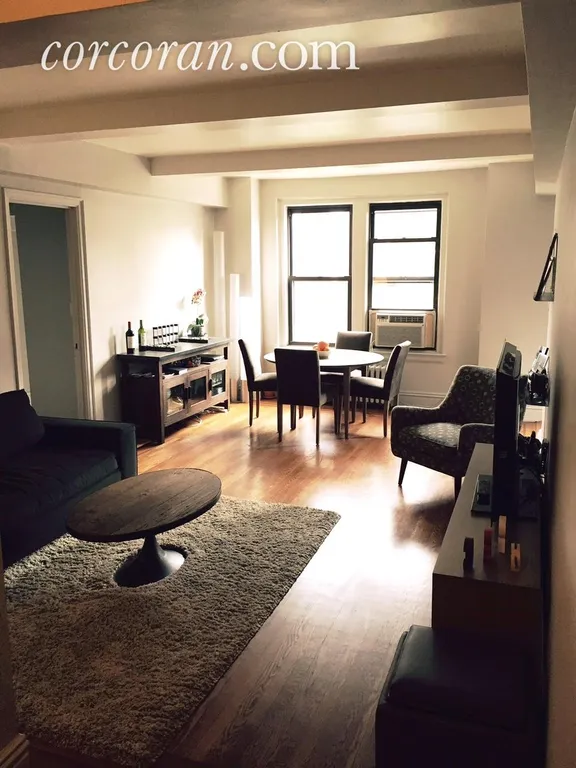New York City Real Estate | View 200 West 108th Street, 5B | Spacious living room with prewar details | View 2