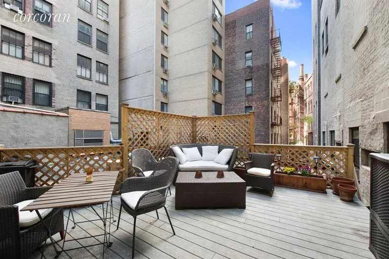 New York City Real Estate | View 60 Court Street, 2K | Deck off the Living Room | View 5