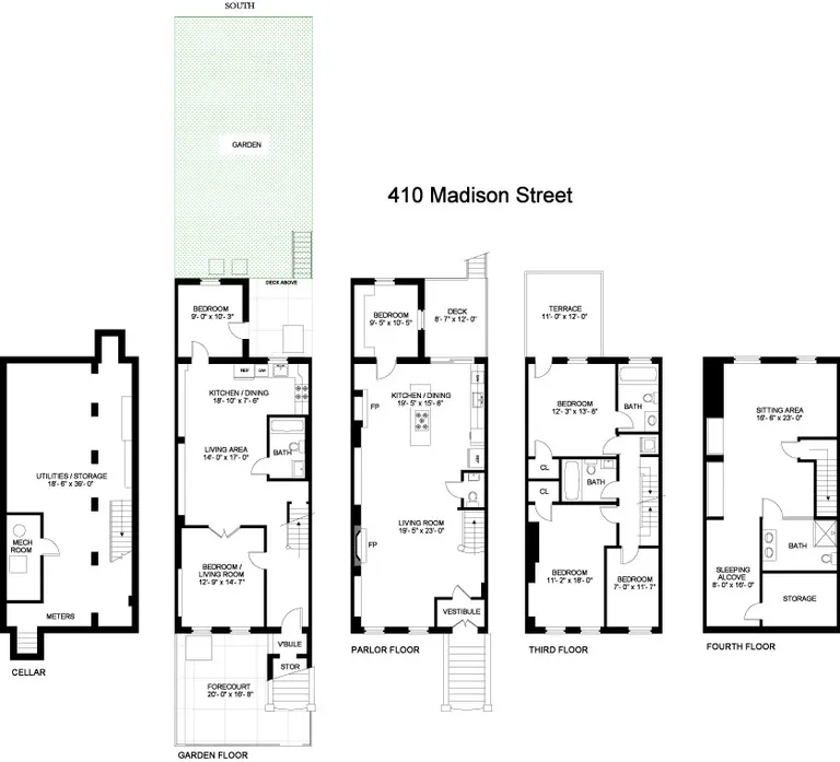 410 Madison Street | floorplan | View 12