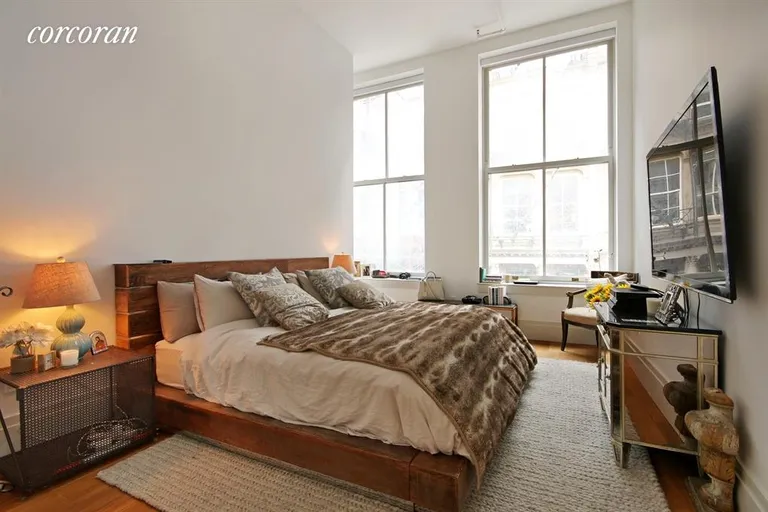 New York City Real Estate | View 37 Lispenard Street, 2 | Master Bedroom facing South over Lispenard Street  | View 4