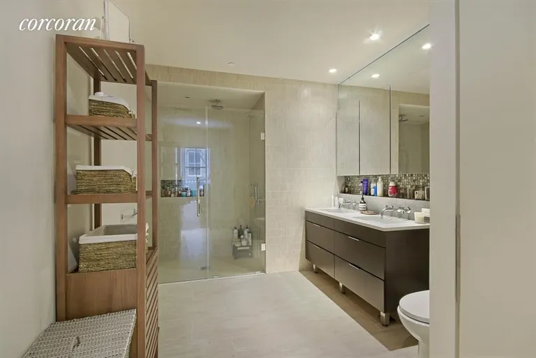 New York City Real Estate | View 37 Lispenard Street, 2 | Master Bathroom with Dual Sinks  | View 6